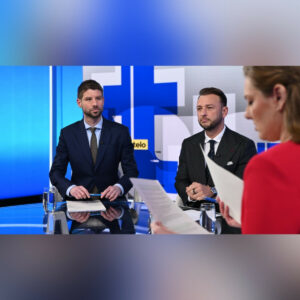 Na telo (15. 3.): Matúš Šutaj Eštok (Hlas-SD) a Michal Šimečka (PS)