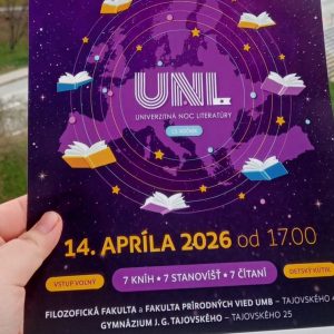 Univerzitná noc literatúry sa blíži